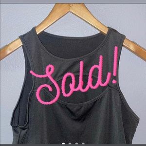 Shein black bodysuit with cut out